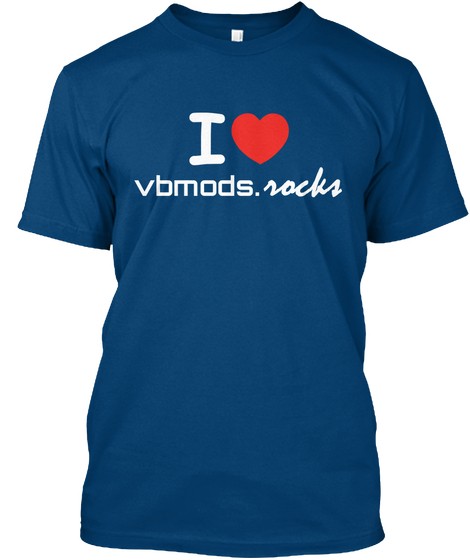 I Love vBMods.rocks T-Shirt at Teespring